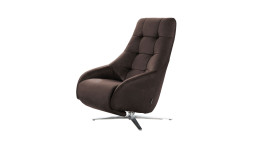 Basis-Einzelsessel Filippoo. in der Farbe Dunkelbraun