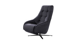Basis-Einzelsessel Filippoo. in der Farbe Anthrazit