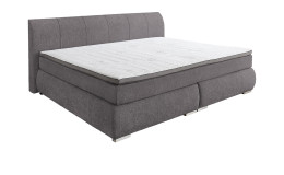 Boxspringbett Family, in der Farbausführung Anthrazit