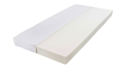 Komfortschaum-Matratze Easydream KFS 1000 100 x 200 cm H2 in einem weißen Bezug