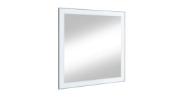 Spiegel Salerno mit Rahmen in Optiweiß 80 x 77 cm