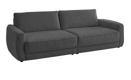 Basis-Big Sofa planoform Cochem in der Farbe Grau