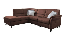 Basis-Wohnlandschaft plano|FORM Dale, in der Farbausführung Rotbraun