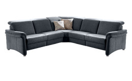 Komfort-Wohnlandschaft planoIFORM Euphoria in der Farbe Denim