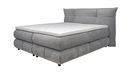 Boxspringbett Camila in der Farbe grau