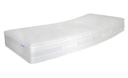 Taschenfederkernmatratze TFK 1000 GeliFE Insinde 100 x 200 cm H3 mit weißen Bezug