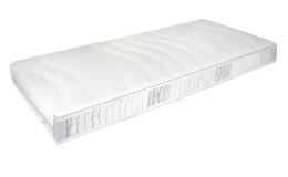 Taschenfederkernmatratze Pro Air Vital 100 x 200 cm H2 in einem weißen Bezug