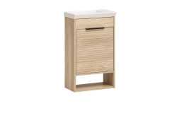 Waschtisch Mainz in der Farbe Weißeiche