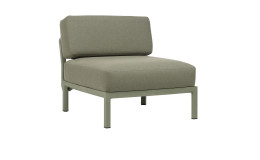 Mittel-Element Maximo in Timo/Cactus (Thymian-Grün/Grün), Gestell mit Matt-Effekt