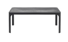 Couchtisch Net Table 100 in Anthrazit, aus Fiberglass-Polypropylen