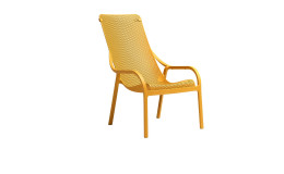 Gartensessel Net Lounge in Senape (Gelb) aus Fiberglass-Polypropylen