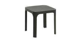 Beistelltisch Net Table 40 in Anthrazit, stapelbar, 40 x 40 cm