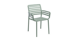 Gartenstuhl Doga in Menta (Grün) Matt-Effekt, aus Fiberglass-Polypropylen