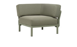 Eck-Element Maximo in Timo/Cactus (Grün/Grün), Gestell mit Matt-Effekt