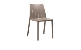 Gartenstuhl Tiberina Bistro, aus Fiberglass-Polypropylen in Tortora (Braun)