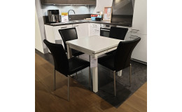 Tischgruppe "Dining-Wood/Steel"