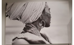Leinwandbild "Frau mit Turban"