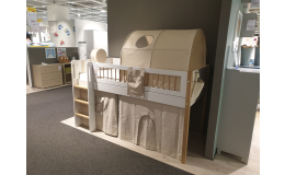 Halbhohes Bett "Nor"