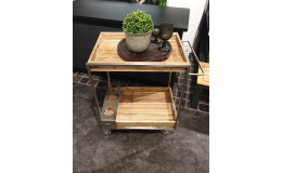 Servierwagen "Olmo" Edelstahl