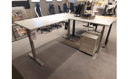 Schreibtischwinkel mit Container "Pronto"