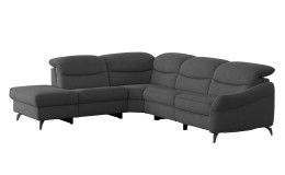 Basis-Ecksofa MONDO COMFORT Kaleo, Farbe: Gothic