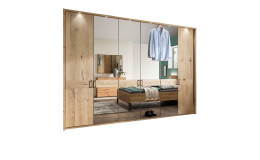 Komfort-Drehtürenschrank MONDO NATUR Arezzo Farbe Bianco Eiche