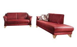 Basis-Sitzgruppe MONDO Quadra, in der Farbausführung Rot