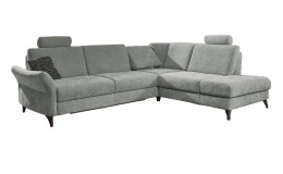 Komfort-Wohnlandschaft MONDO Belcaro in der Farbe Alu