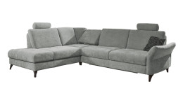 Komfort-Wohnlandschaft MONDO Belcaro in der Farbe Alu 