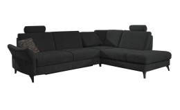 Komfort-Wohnlandschaft MONDO Belcaro in der Farbe Anthrazit