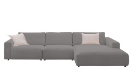 Komfort-Wohnlandschaft Musterring Lucia 2.0, in der Farbausführung Dark Grey