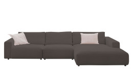 Komfort-Wohnlandschaft Musterring Lucia 2.0, in der Farbausführung Mocca