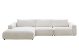 Basis-Wohnlandschaft Musterring Lucia 2.0, in der Farbe Snow