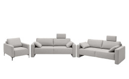 Komfort-Sitzgruppe Musterring MR 4530 im Stoff grau
