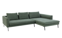 Basis-Wohnlandschaft Musterring 4820, in der Farbausführung Olive, Schrägansicht