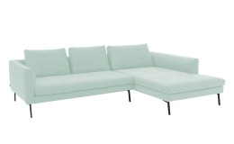 Basis-Wohnlandschaft Musterring 4820, in der Farbausführung Mint, Schrägansicht