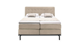 Komfort-Boxspringbett Musterring Denia, in der Farbausführung beige