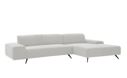 Komfort-Wohnlandschaft Musterring MR 2985, in der Farbausfürhung Weiß, Schrägansicht