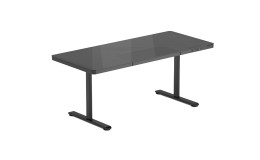 Elektro-Schreibtisch Dani in der Farbe schwarz