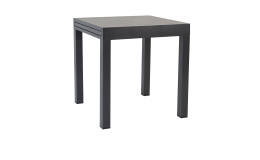 Gartentisch ausziehbar Dallas in grau und Anthrazit, ausziehbar auf ca. 144 cm