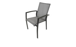 Gartenstuhl Savona in Grau-Anthrazit