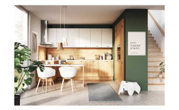 nolte Begros Küche, Manhattan / Manhattan Uni, Chalet Eiche / Weiß