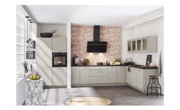 nolte Begros Küche, Manhattan Uni, Platingrau