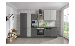 Express Küche, Win, Anthrazit / Hellgrau