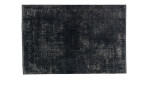 Teppich SCHÖNER WOHNEN-Kollektion Velvet 140x200 cm: Rechteckig, anthrazit, Vintage-Look aus weichem Polyester & Viskose.