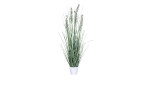 Gras 90 cm aus Kunststoff in grün mit Applikationen.