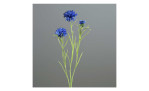 Kornblume 64 cm in blau, mit einem grauen Hintergrund