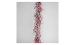Farnmix-Girlande 125 cm in pink / Violett, mit einem grauen Hintergrund