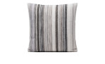 Kissenhülle Pina Colada 40x40 cm von Ambiente Trendlife mit grau, anthrazit & weißen Streifen aus weicher Synthetikfaser.
