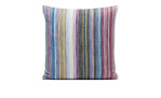 Ambiente Trendlife Kissenhülle Pina Colada 40x40 cm, mehrfarbig mit vertikalen Streifen auf weißem Hintergrund.